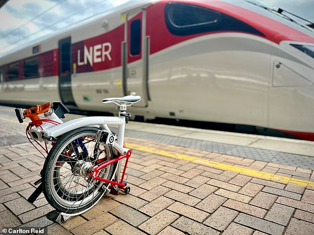 Carlton explains that when he traveled to the recent Champion's League match between Paris St. Germain and Newcastle United, he took an LNER train to London from the North East, connecting with the Eurostar to reach the City of Light.