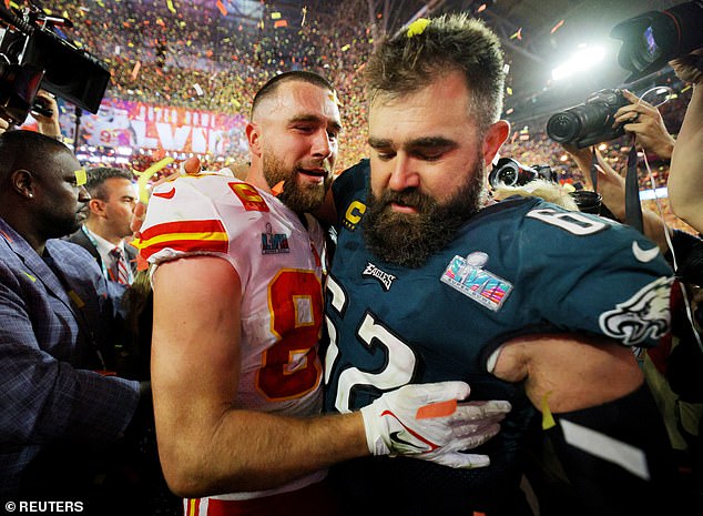 The siblings are the first two brothers to ever play against each other in a Super Bowl