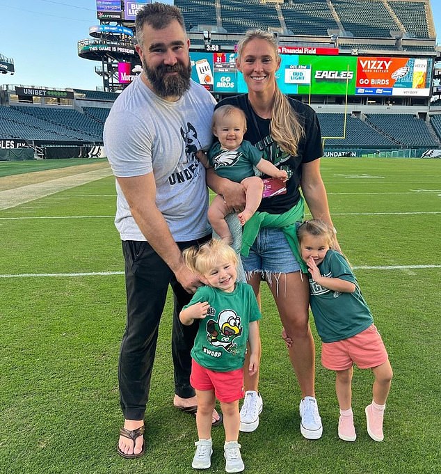 Meanwhile, Jason and his wife Kylie grew their tribe to three daughters before the Super Bowl