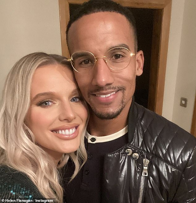 The former soap star, who is split from her fiancé Scott Sinclair, 34, (pictured) has reportedly joined David's party after the pair had a flirty exchange with each other