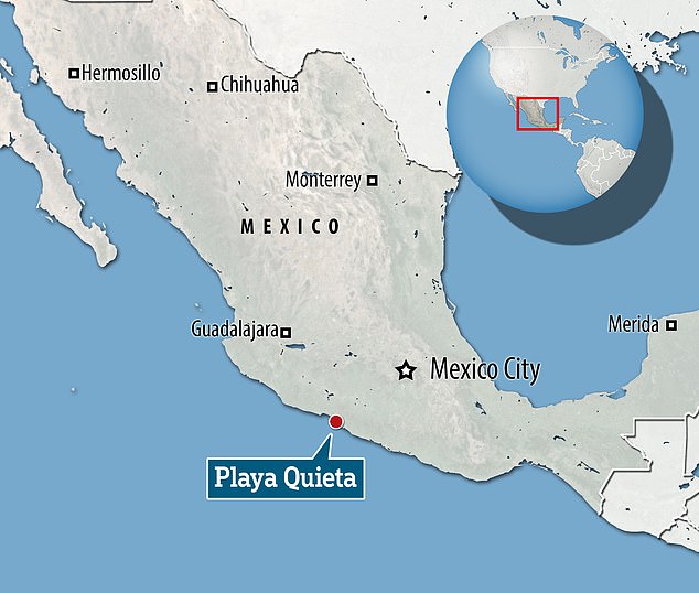 The attacks took place here, in Playa Quieta, in the southern state of Guerrero, along Mexico's Pacific coast