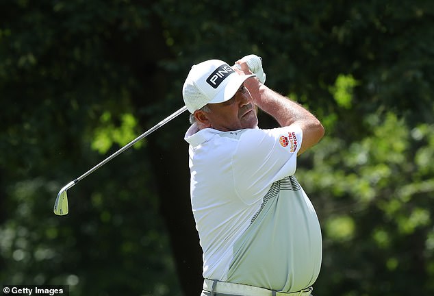 Cabrera (pictured in 2020) returned to golf last week, playing in the Abierto del Litoral