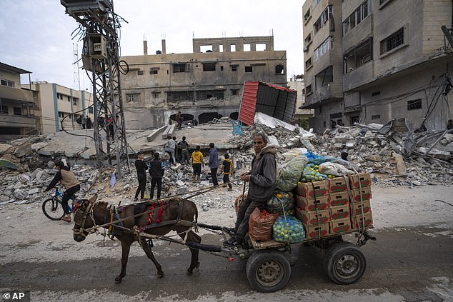 The UN food agency reported last week that 56 percent of households in Gaza are experiencing 'severe famine', up from 38 percent two weeks earlier