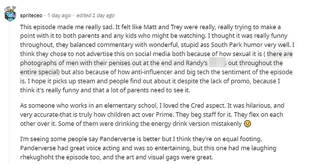 Many viewers noted how on point the child's obsession with energy drinks was in the episode