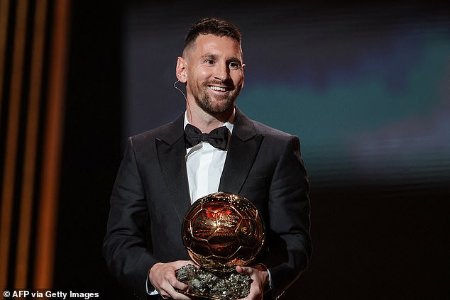 The baseball star received 20 of the 87 votes, while Inter Miami star Lionel Messi earned 16