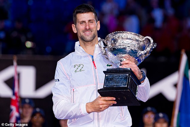 Novak Djokovic was defeated by Ohtani despite winning three more Grand Slams in 2023