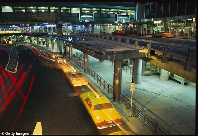 TSA agents found a .45-caliber handgun and a magazine loaded with six bullets hidden in a pair of Nike sneakers in a checked bag last month at LaGuardia