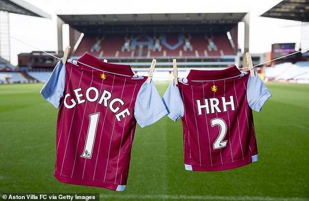 Royal Baby Merchandise pictured in Villa Park following the announcement that Catherine, Duchess of Cambridge had given birth to a baby girl