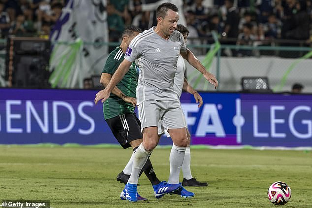 Former Chelsea and England boss John Terry was also in Saudi Arabia to take part in the match