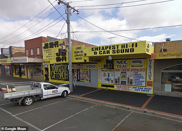 The store was named JB-Hi-Fi by combining his initials with what he wanted to sell, namely hi-fi or hi-fi sound systems.  Above the original store in Keilor