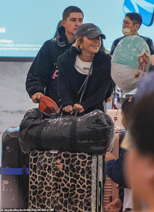 On Friday we saw Pip and Justice arriving home at Sydney Airport just in time for Christmas