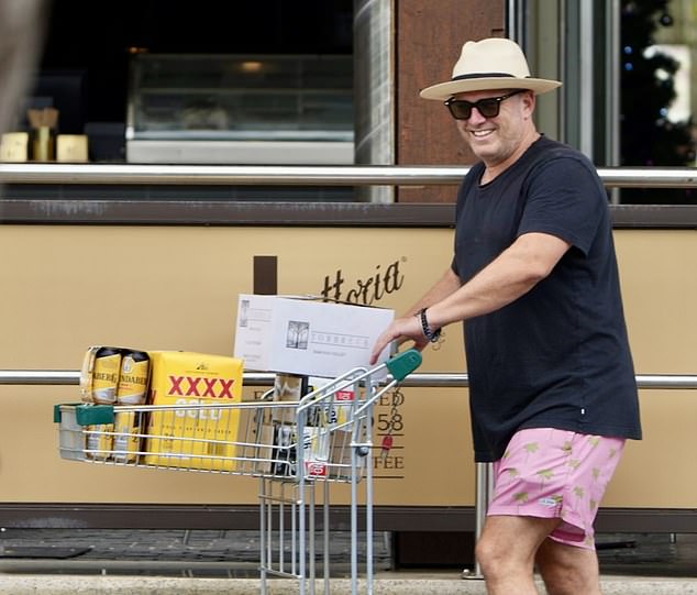 Karl's favorite drinks included a pack of Queensland-made beer XXXX, several six-packs of Bundaberg rum mixers, as well as several bottles of wine.