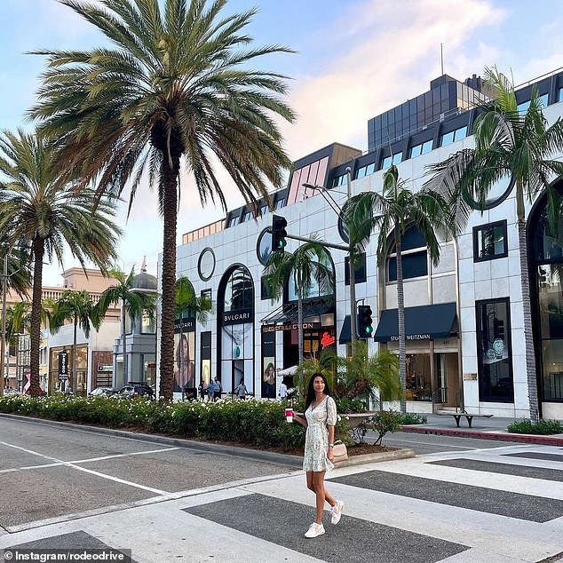 The Australian dollar has gained momentum after US Federal Reserve Chairman Jerome Powell declared this month that US interest rate hikes were over (photo is Rodeo Drive in Beverly Hills).