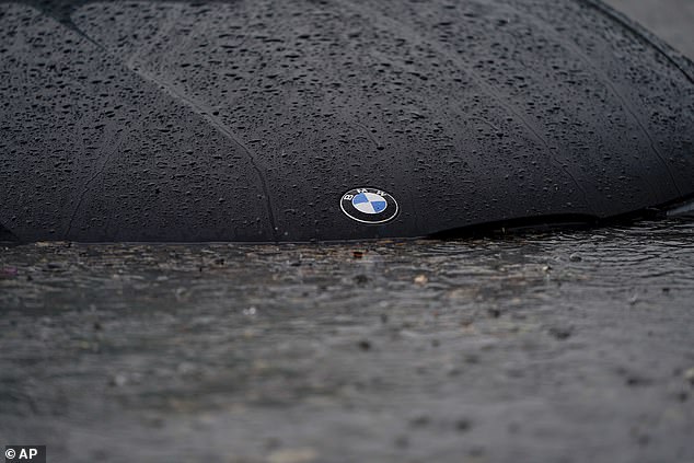 By afternoon the rain and wind had subsided and residents ventured outside to view the damage