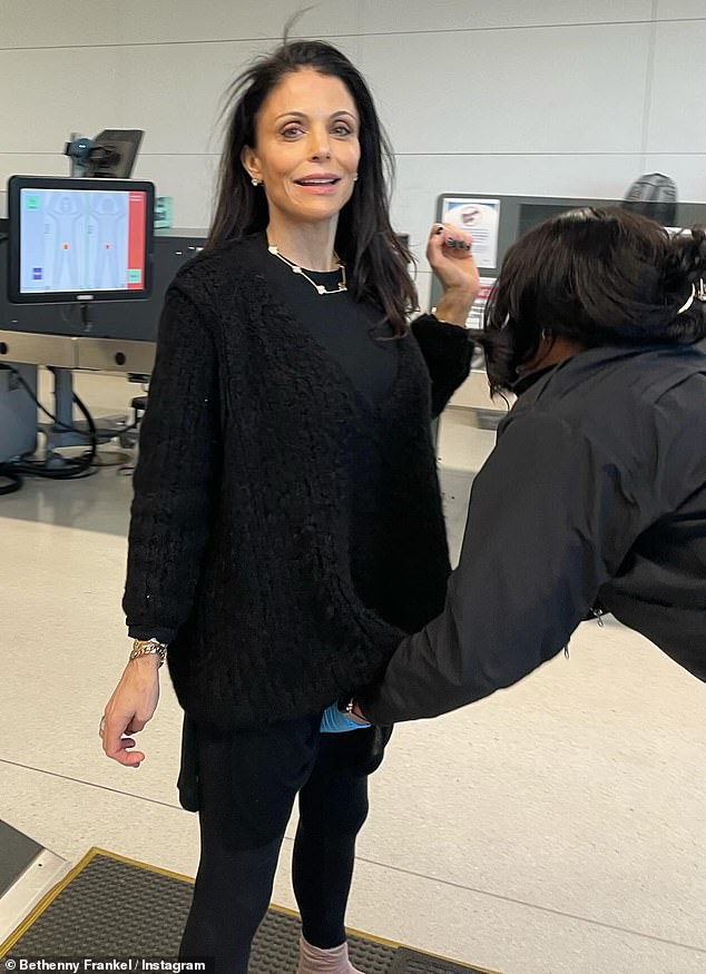 While heading to the retreat, Bethenny took to her Instagram to treat her more than three million followers to the airport vagina story