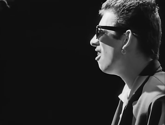 Shane MacGowan in the video for The Pogues' Fairytale of New York.  A campaign to get the song to number one is being coordinated by fans in memory of the late frontman