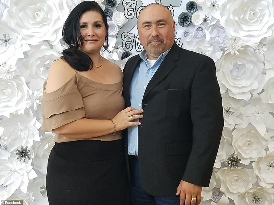 Irma Garcia was shot dead while protecting her students from gunman Salvador Ramos, while her husband Joe, pictured here, died of a 'broken heart' just two days later