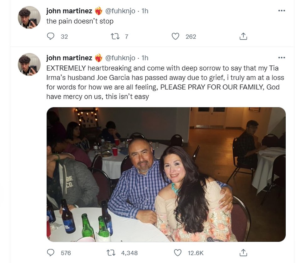 Johnny Martinez, who posted the recent video, was heartbroken by the death of his aunt and uncle in 2022