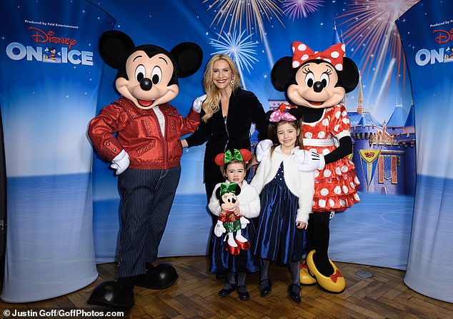 Sugababes star Heidi Range took her daughters – who looked adorable in matching outfits – to watch the Disney show