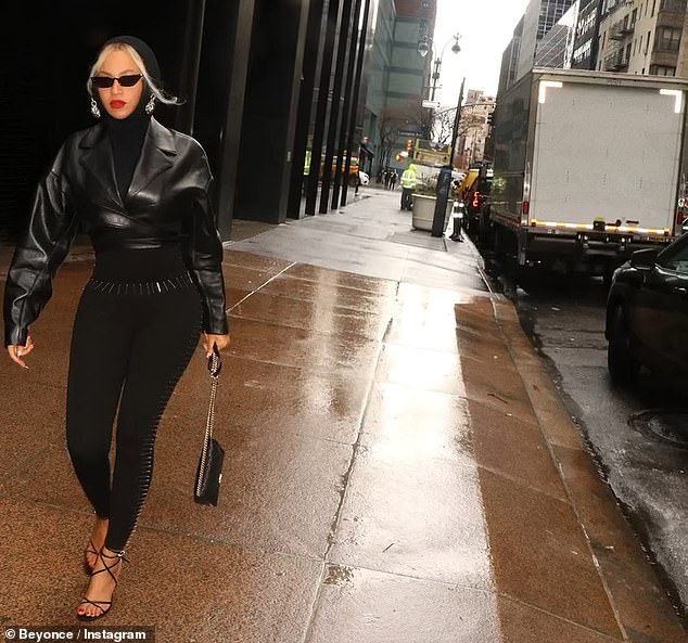 Just one day before heading to South America, Beyonce was pictured spending time with her family in New York City