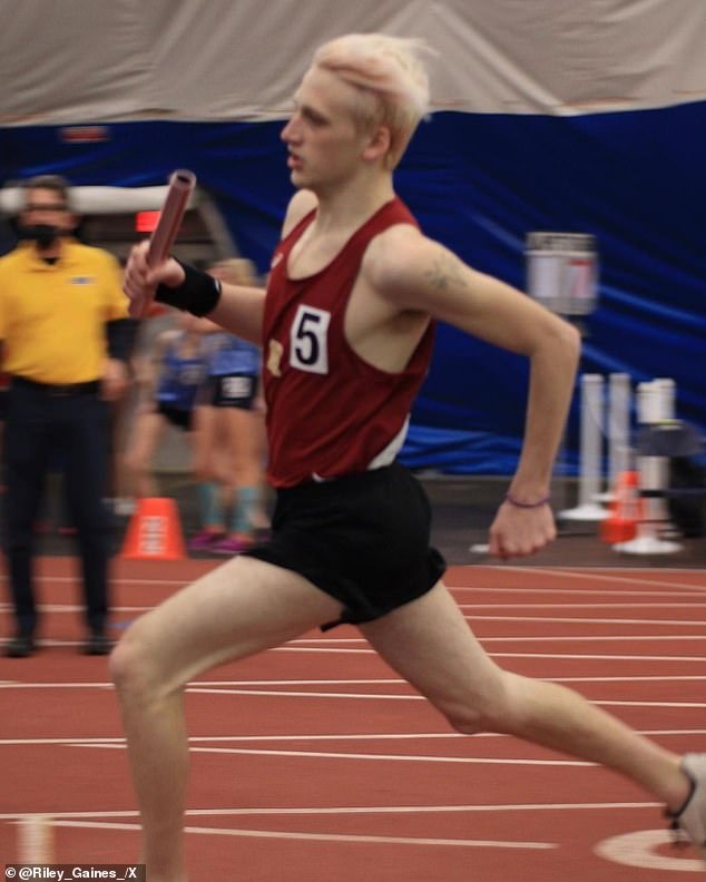 Schreiner reportedly competed in the men's 100 meters category at the same meet a year ago, finishing in 19th place