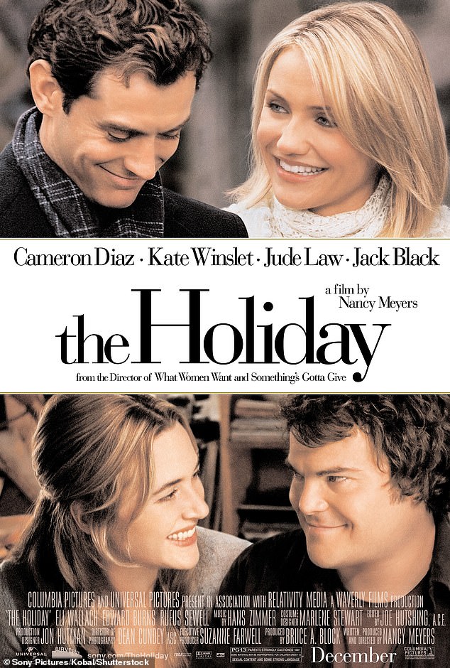 The Holiday starred Jude as Graham, Cameron as Amanda, Jack Black as Miles and Kate Winslet as Iris