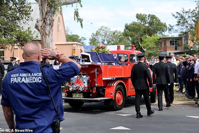 Mr Kidd died after being struck by a falling wooden beam while fighting the fire