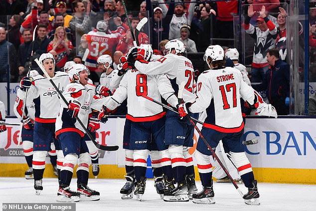 The Capitals heckled Ovechkin after the count before making sure Merzlikins heard their cheers