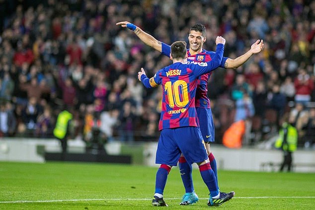 The Uruguayan striker spent six years at Barcelona alongside Messi, Busquets and Alba