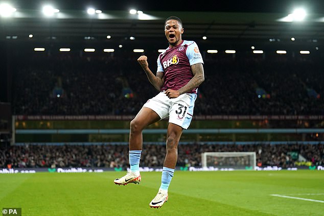 Leon Bailey thought he had given Villa the lead at Villa Park in the second half