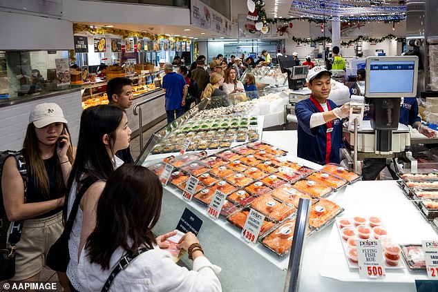 More than 100,000 shoppers are expected to visit the Sydney Fish Market (above) this weekend