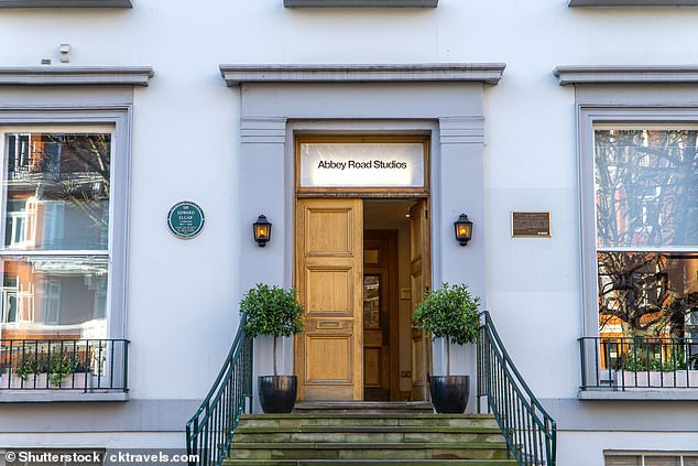 The team calculated the average carbon emissions emitted during the 241-mile journey from London's Abbey Road Studios (pictured) to Middlesbrough using different forms of transport.