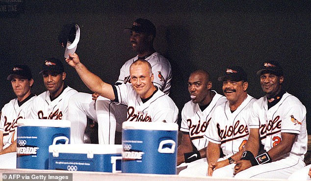 Minor replaced Cal Ripken at the end of his career winning streak in 1998