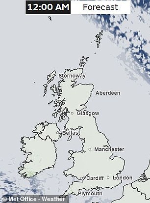 Cloud cover this evening may not create the best viewing conditions