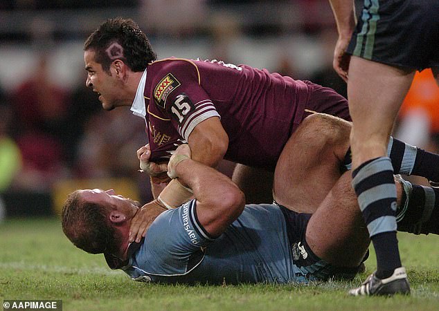 Webb infamously shaved a Q in the head and strangled Blues forward Luke Bailey in 2005