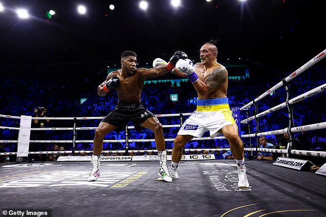 Joshua is still rebuilding his career after losing twice to Ukrainian Oleksandr Usyk