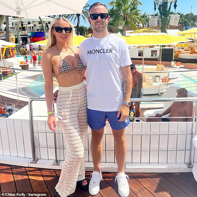 In August the couple enjoyed a holiday in Ibiza as Chloe took a well-deserved break from football