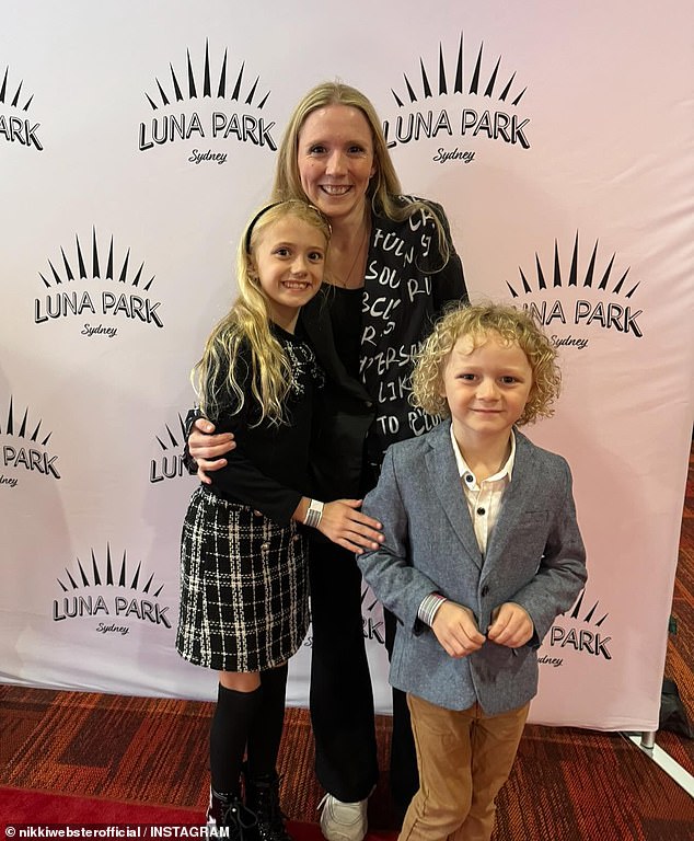 Nikki now runs her own children's dance studio and has two children of her own, Skylah, eight, and Malakai, five (both pictured)