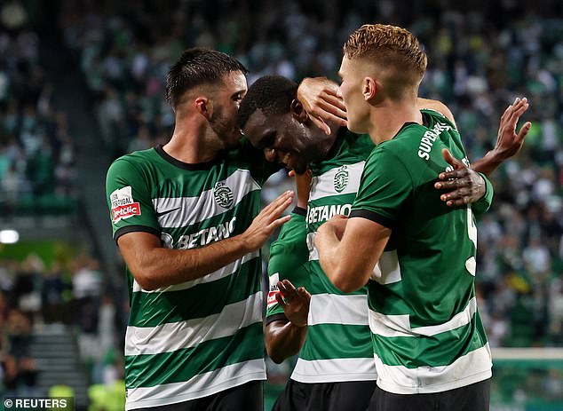 Sporting Lisbon defender Ousmane Diomande (middle) is also loved by Chelsea