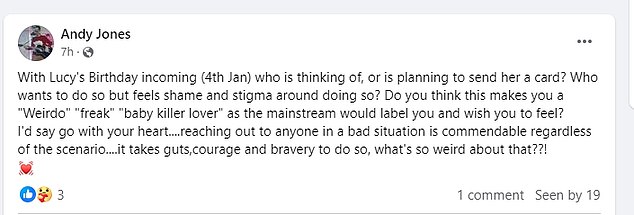 In addition to Christmas, Letby fans also discussed sending the former nurses' birthday cards before they turned 34 in January