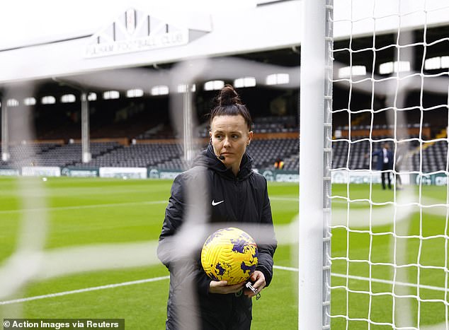 Welch tested the goal-line technology at Craven Cottage ahead of the 3pm kick-off