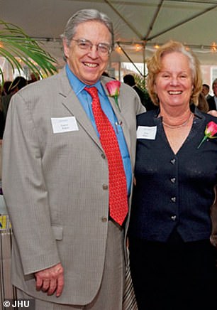 The current owners of the house, Drs.  Lenox (left) and Frances Baker (right) purchased the property in 1998, a year after it was for sale for $25.5 million