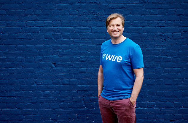 Triumph: Payment platform Wise, co-founded by Estonians Kristo Käärmann (pictured) and Taavet Hinrikus, is one of the most notable British tech success stories