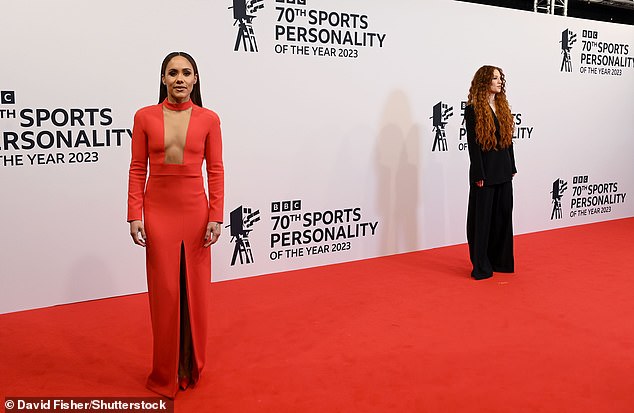 The couple opted not to pose for red carpet photos together at the star-studded event, which was held at MediaCityUK in Salford last Tuesday.