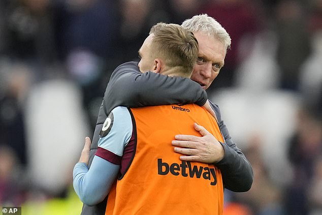 David Moyes celebrated a third successive win for West Ham at the London Stadium