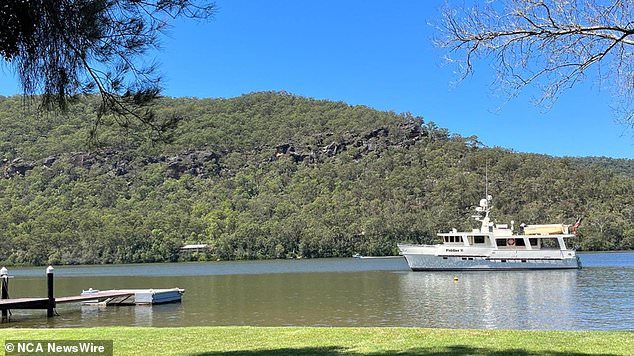 Wisemans Ferry is a small tourist town about 75 km northwest of Sydney (photo)