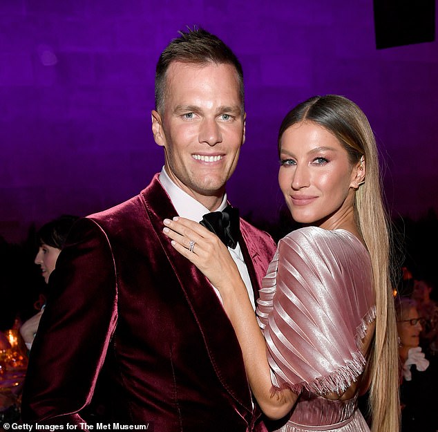 Brady adopted the dog with his ex-wife, Brazilian supermodel Gisele Bundchen