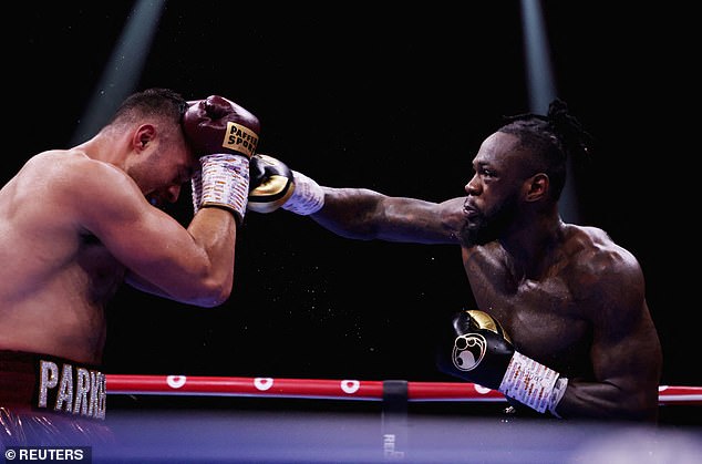 Wilder claimed 'We'll see what happens' before claiming that 'I have found a lot of peace and happiness in my life'