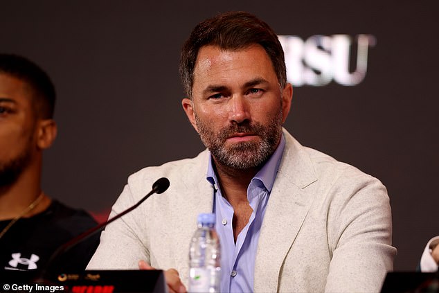 Eddie Hearn confirmed Wilder's defeat had derailed plans for a showdown with Joshua