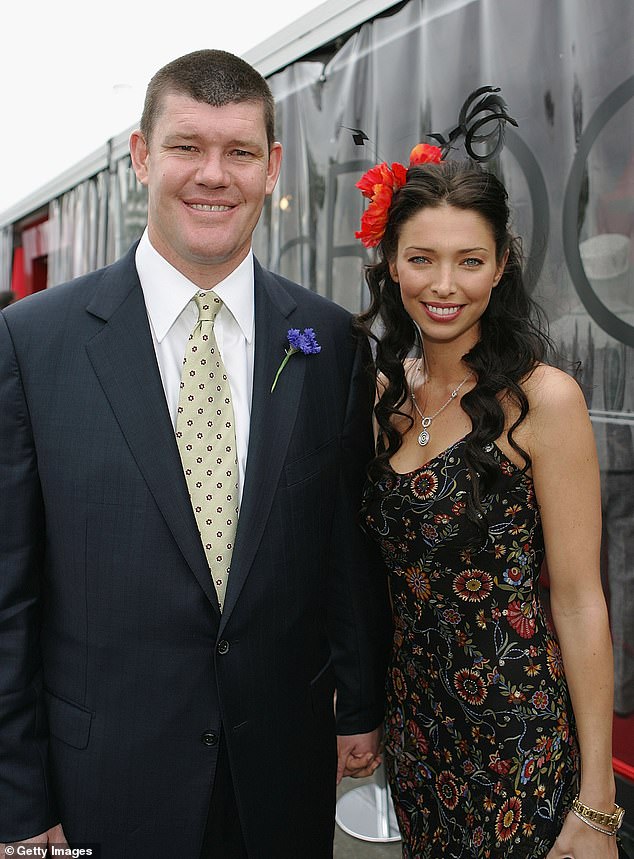 Erica married James in 2007, and they later split in 2013. Pictured together in 2005